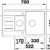 Кухонная мойка Blanco Legra 6S Compact (жасмин) [521305]