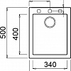 Кухонная мойка Elleci Quadra 100 Bianco Antico 62