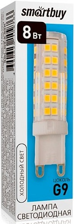 Светодиодная лампочка SmartBuy G9 8Вт 6000К SBL-G9-8-60K