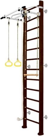 Детский спортивный комплекс Kampfer Helena Wall Стандарт (шоколадный/белый антик)