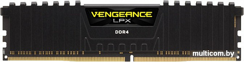 Оперативная память Corsair Vengeance LPX 16GB DDR4 PC4-17000 [CMK16GX4M1B3000C15]
