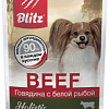 Консервированный корм для собак Blitz Holistic Beef 85 г