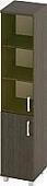 Шкаф-пенал Славянская столица Г-115.502.С3Л левый (венге)