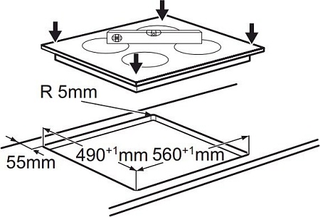 Варочная панель AEG HK65407RFB