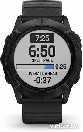 Умные часы Garmin Fenix 6X Pro (серый DLC/черный)