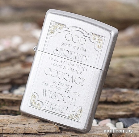 Зажигалка Zippo Serenity Prayer 28 458