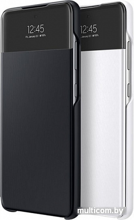 Чехол Samsung S View Wallet Cover для Samsung Galaxy A52 (черный)