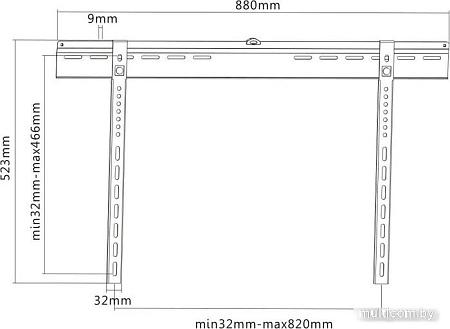 Кронштейн Ultramounts UM817F (черный)