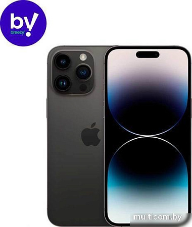 Смартфон Apple iPhone 14 Pro Max 256GB Восстановленный by Breezy, грейд B (космический черный)