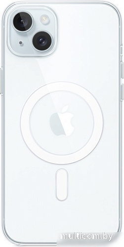 Чехол для телефона Apple MagSafe Clear Case для iPhone 15 Plus (прозрачный)