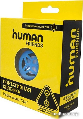 Портативная колонка CBR Human Friends Star Blue