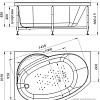 Фронтальный экран под ванну Vannesa Монти 150 L 2-21-0-1-0-213 (фронтальный)