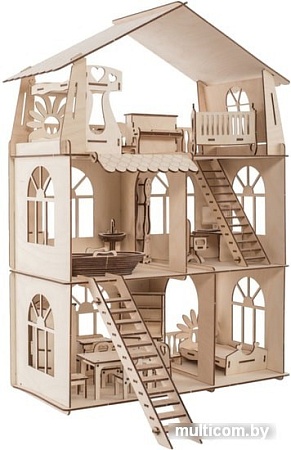 Кукольный домик ХэппиДом Premium HK-D010 (с мебелью)