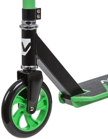 Самокат Novatrack Polis 160 Plasticnf 160PNF.POLIS.GN20 (черный/зеленый)