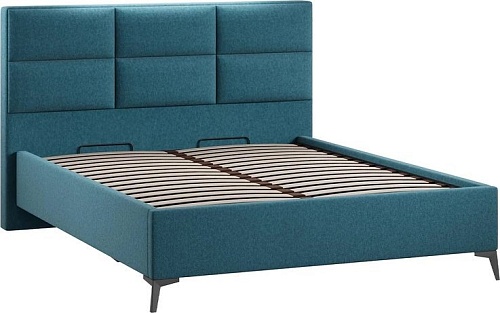 Кровать Трия Делана Тип 1 с подъемным механизмом 160x200 (микровелюр Jercy Izumrud)