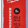 Набор оснастки Milwaukee 4932352400 (5 предметов)