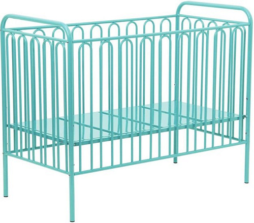 Детская кроватка Polini Kids Vintage 150 (бирюзовый)