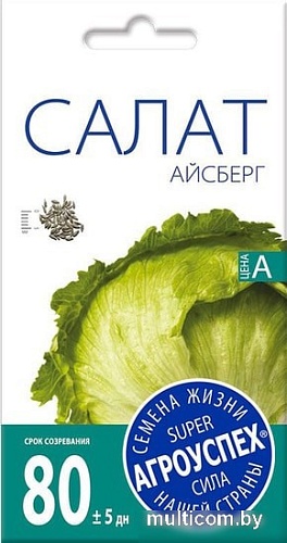 Семена Агроуспех Салат Айсберг кочан 47463 0.5 г
