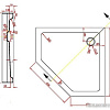 Душевой поддон Adema Р39 90x90
