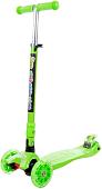 Двухколесный детский самокат Полесье Со складной ручкой 0072C 94391 (зеленый)