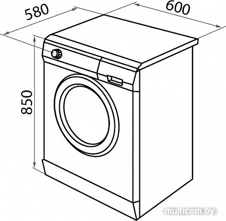 Стиральная машина MAUNFELD MFWM14958WS