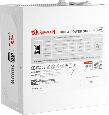 Блок питания Redragon RGPS-1000W 71812