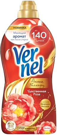 Кондиционер для белья Vernel Ароматерапия Чувственная Роза концентрированный 1.74 л