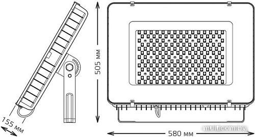 Уличный прожектор Gauss Qplus 400W 6500К 690511400L
