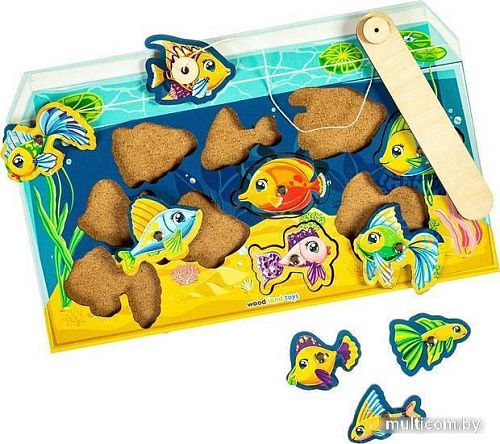 Магнитная рыбалка WoodLand Toys Рыбалка Аквамир 062300