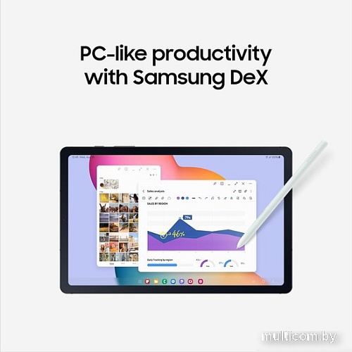 Планшет Samsung Galaxy Tab S6 Lite 2024 Wi-Fi SM-P620 4GB/64GB (мятный)