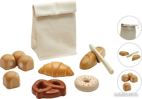 Набор игрушечных продуктов Plan Toys Хлеб 3628