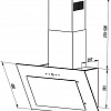 Кухонная вытяжка LEX Mika 600 C (черный)