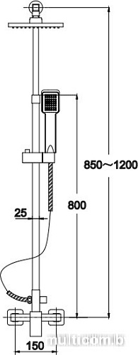 Душевая система Kaiser LE-1110