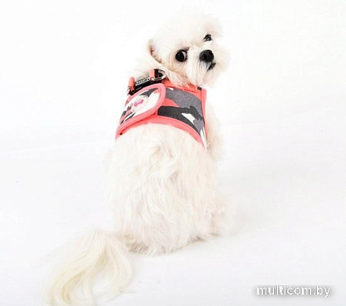 Шлейка Puppia Ensign PASA-HB1601-PC-L (розовый)