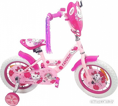 Детский велосипед Favorit Kitty 16 (розовый, 2019)