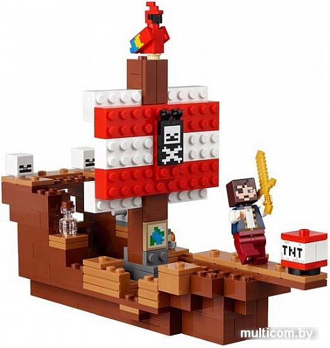Конструктор LEGO Minecraft 21152 Приключения на пиратском корабле