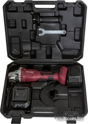 Угловая шлифмашина Pioneer Tools Master AG-M20V-125-01B USP (с 1-им АКБ, кейс)
