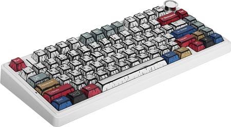 Клавиатура AULA F75 (Comic Keycap, Leobog Graywood V3)