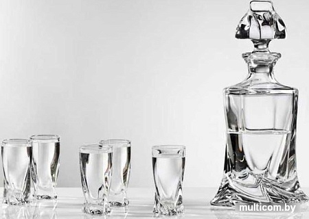 Набор стопок (шотов) Crystalite Bohemia Quadro 2K9/99999/9/99A44/457-7MK