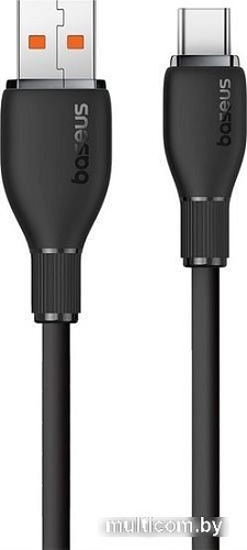 Кабель Baseus Pudding Series USB Type-A - USB Type-C (2 м, черный)