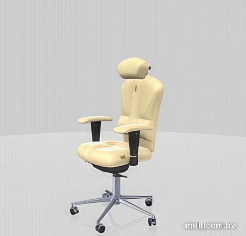 Кресло Kulik System Victory (экокожа, песочный с подголовником)