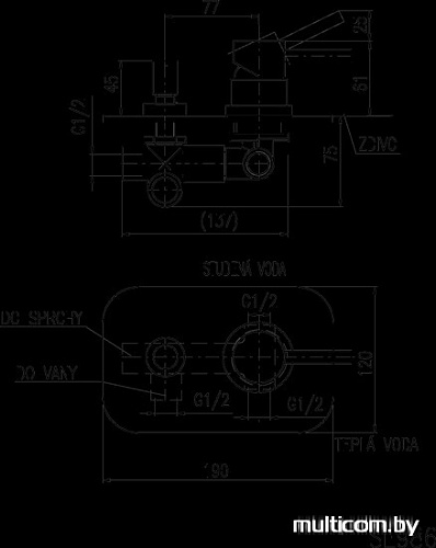 Смеситель Slezak RAV Seina SE986