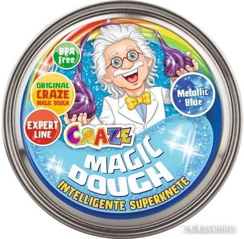 Тесто для лепки Craze Magic Dough Попрыгунчик Опыты профессора 35245.C (синий)