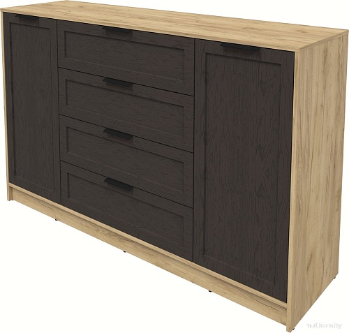 Тумба Интерлиния Концепт Тренд КТ-Т160 (дуб золотой/дуб английский)