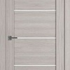 Межкомнатная дверь Atum Pro Х27 60x200 (stone oak, стекло white cloud)