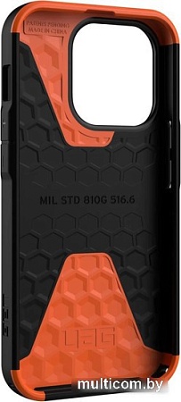 Чехол для телефона Uag для iPhone 14 Pro Civilian Black 114042114040