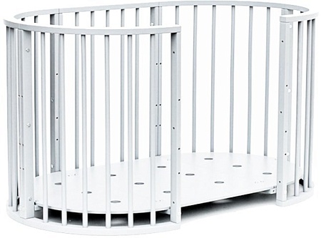Детская кроватка Bambini М.01.10.14 (белый)
