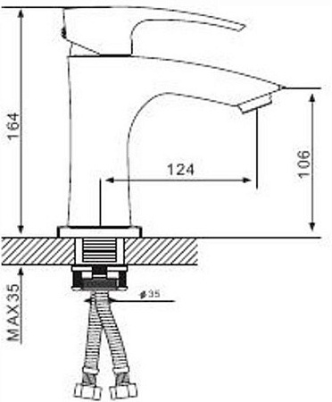Смеситель Gappo G1007-7