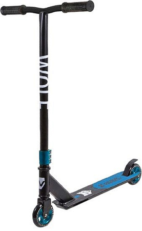 Самокат Novatrack Wolf El 100A.WOLF.BBL20 (синий/черный)