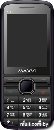Мобильный телефон Maxvi C11 Black